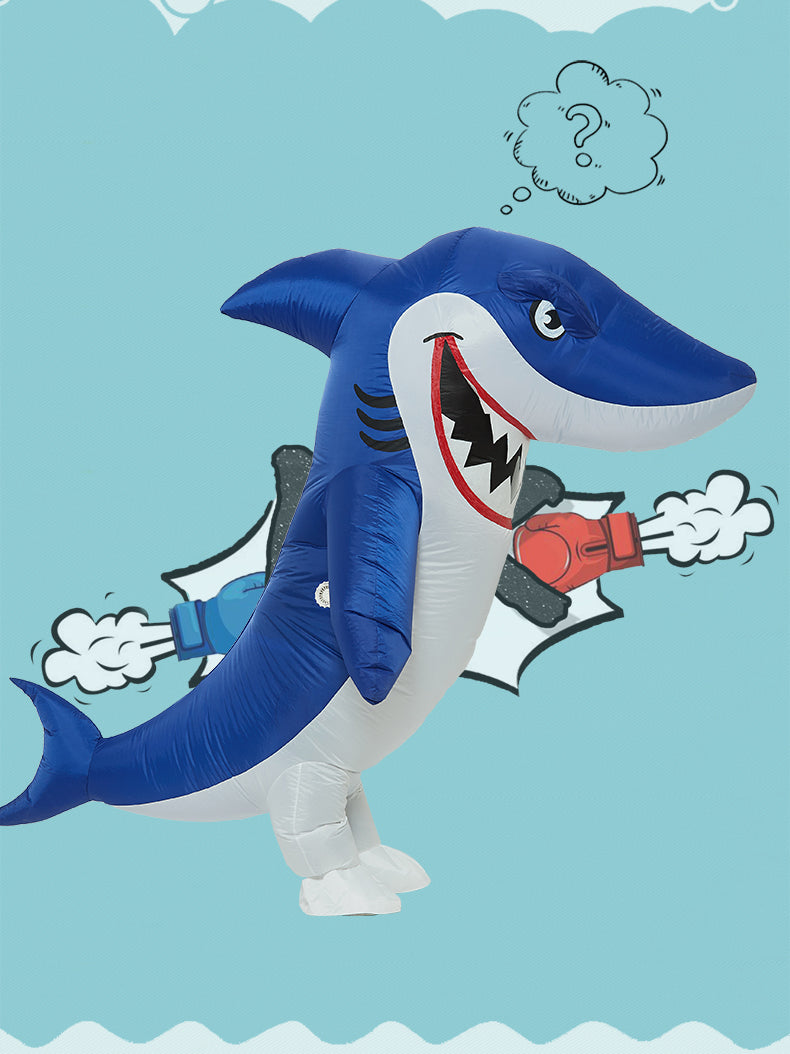 Halloween Funny Cartoon Doll Costume Big Shark - Discount Halloween City