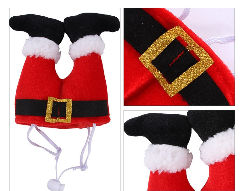 Dog Cat Christmas Costume Christmas Hat for Pet Outfit for - Discount Halloween City