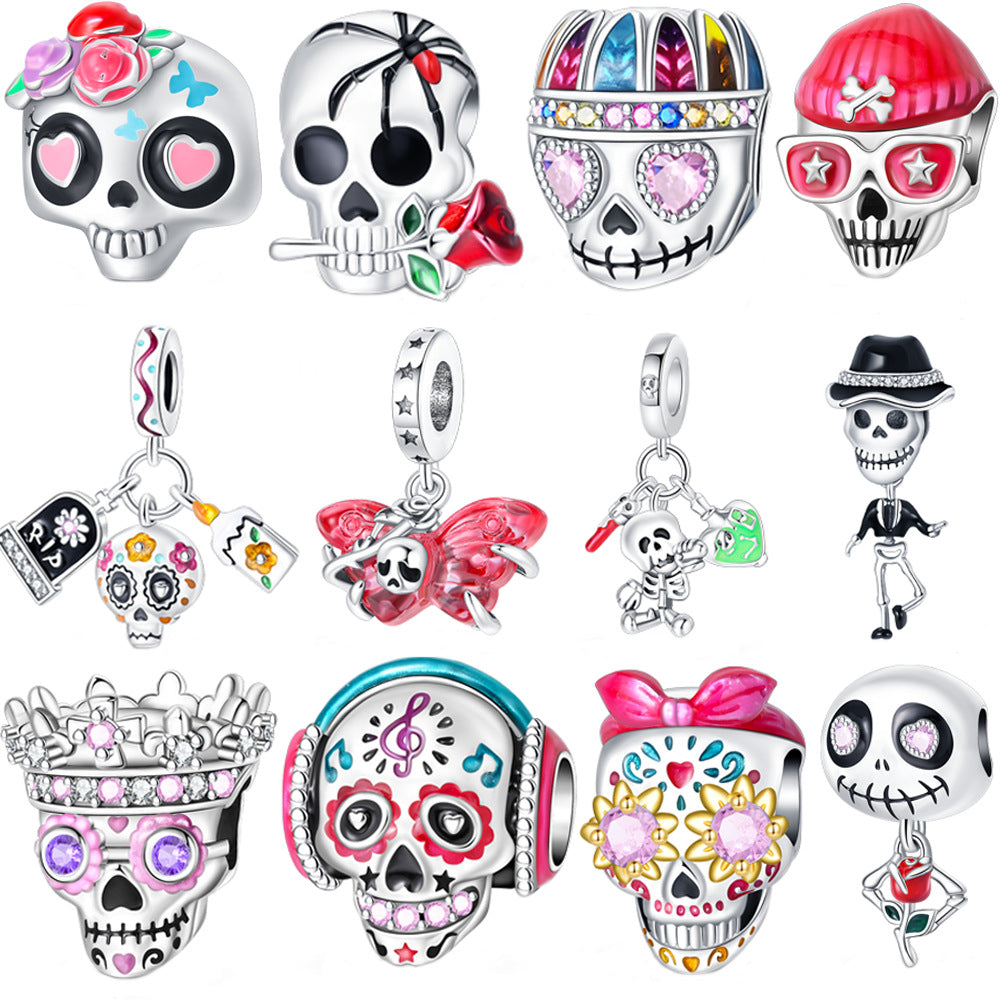 Skull DIY Bead Bracelet Accessories - alternate view 2