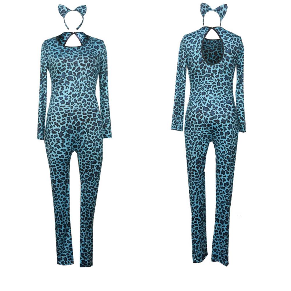 Halloween Costume Leopard Print Animal COSPLAY Nightclub - Discount Halloween City