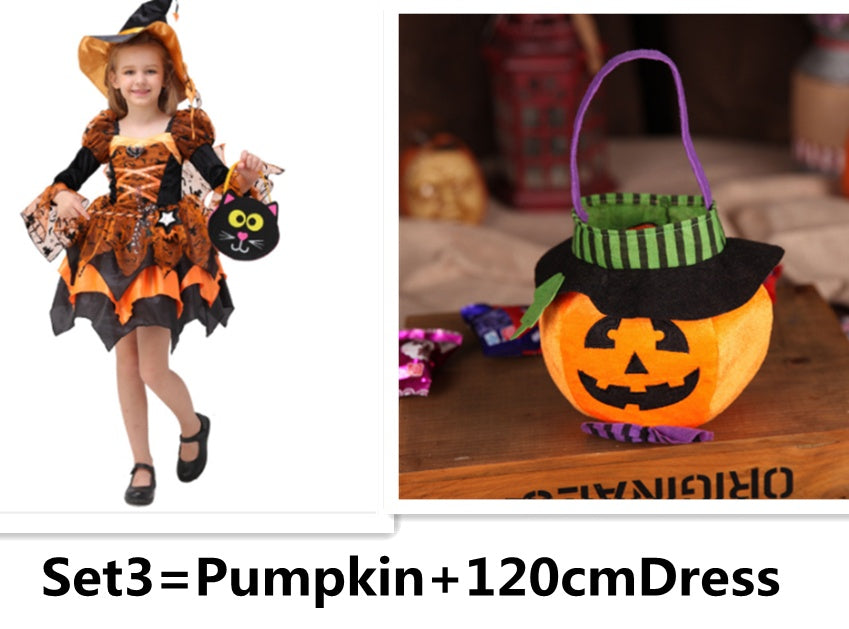 Halloween Kids Costume Witch Princess Dress - Discount Halloween City