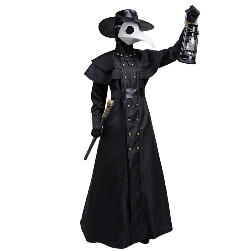Halloween Medieval Steam Punk Plague Doctor Costume Beak - Discount Halloween City