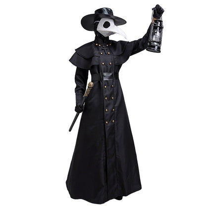 Halloween Medieval Steam Punk Plague Doctor Costume Beak - Discount Halloween City