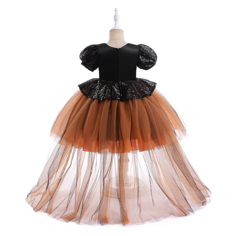 Halloween Girls' Witch Performance Costume Party Dress - Discount Halloween City