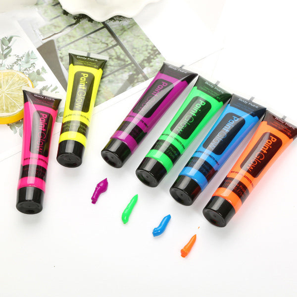 Halloween 24PCS Paint Grow Professional Flash Body Highlighters Face Pigment Luminous - Discount Halloween City