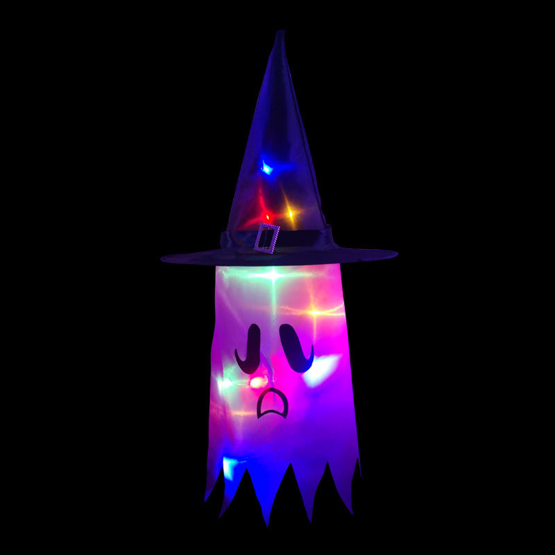 Halloween Holiday Decoration Lanterns Cloth Art Ghost String - Discount Halloween City