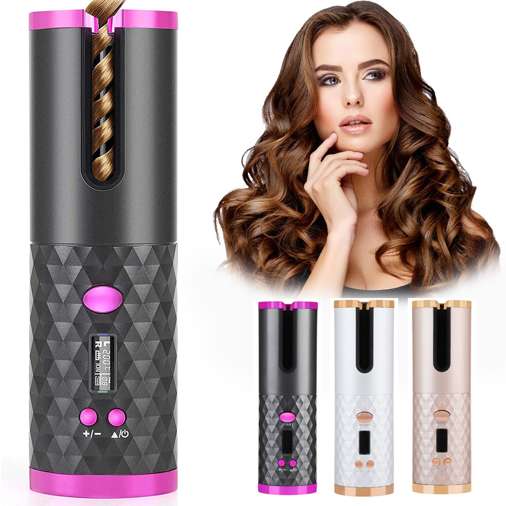 Rechargeable Automatic Hair Curler Women's Portable Hair