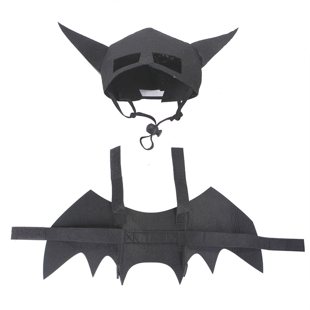 Halloween Pet Mask Bat Wings Corset - Discount Halloween City