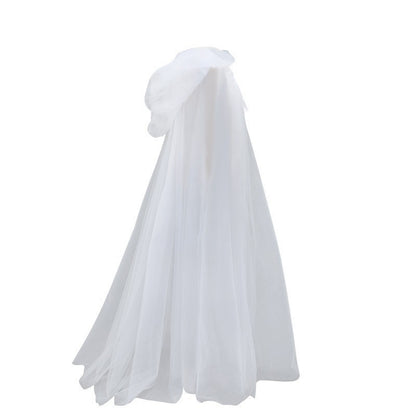 Halloween Ghost Hooded Cloak Death Witch Mesh Cloak Ball - Discount Halloween City