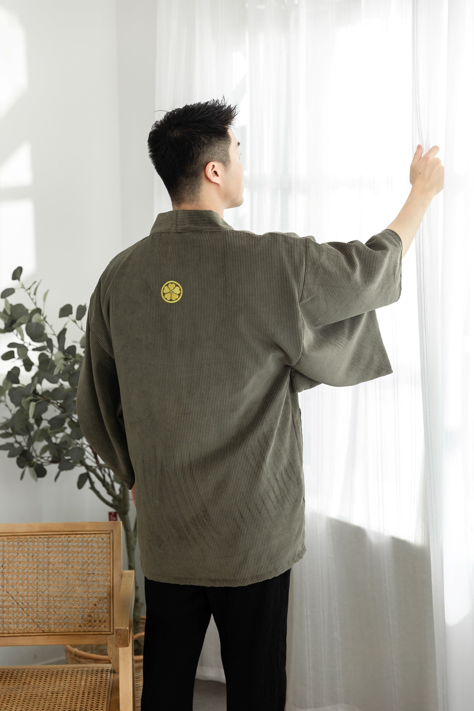Men's Haori Japanese Kimono Jacket - Discount Halloween City