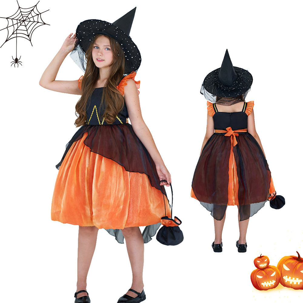 Halloween Witch Performance Costume Princess Dress - Discount Halloween City
