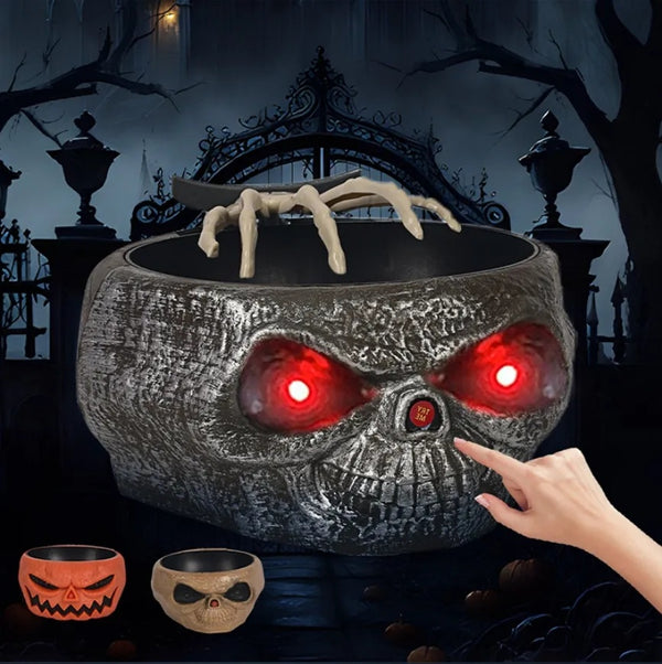 Candy Bowl Plastic Pumpkin Bowl with Motion