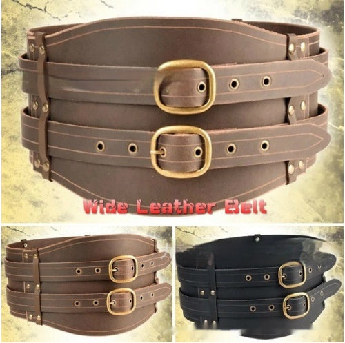 Medieval Knight Retro Wide Halloween Costume Belt - product image 2