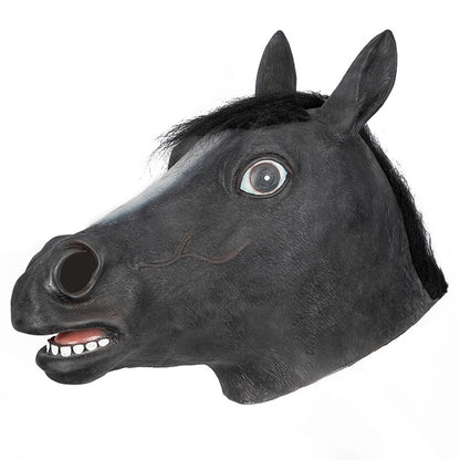 Halloween Latex Mask Animal Horse Head - Discount Halloween City