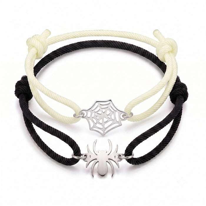 Couples Gothic Bracelet Set for Black White - alternate view 8