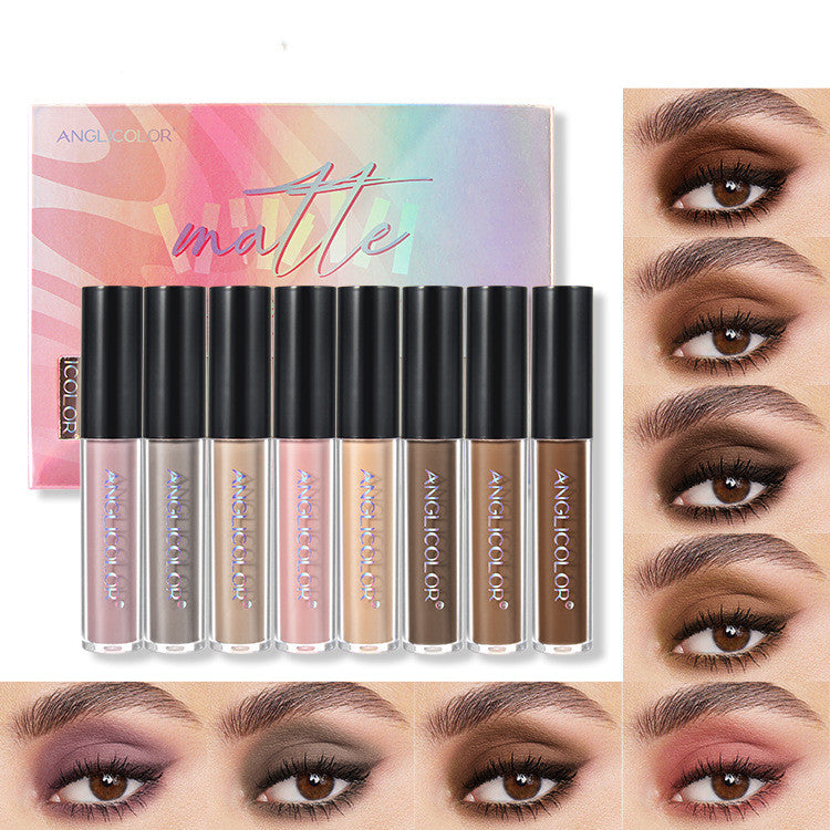 Makeup Eyeshadow Matte 8-color Halloween Liquid - Discount Halloween City