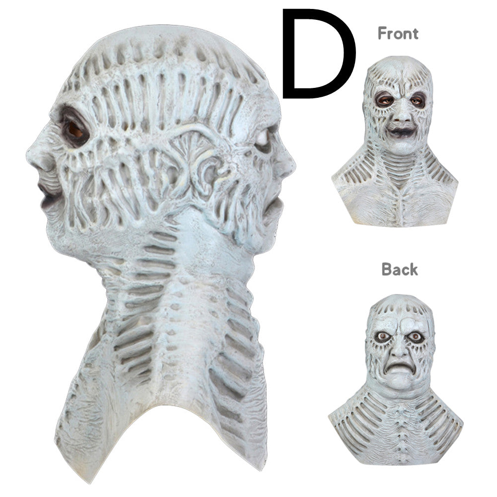 Natural Latex Full Head Mask Punk Style Halloween Cosplay - Discount Halloween City