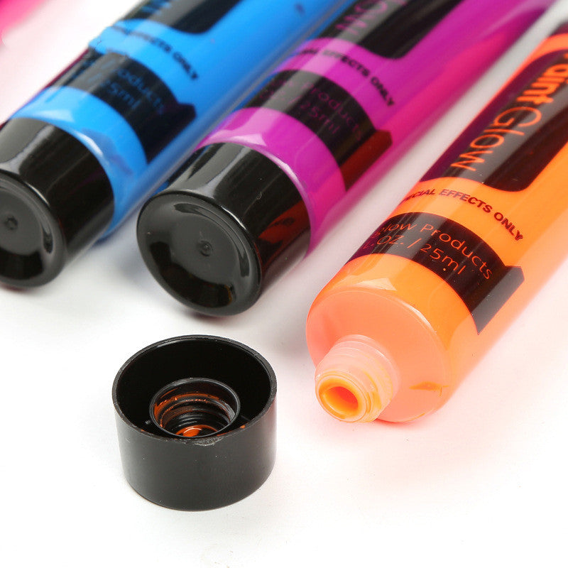 Halloween 24PCS Paint Grow Professional Flash Body Highlighters Face Pigment Luminous - Discount Halloween City