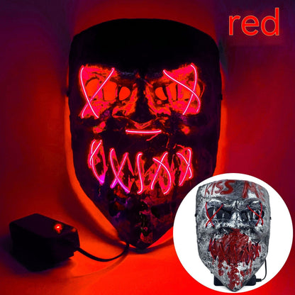 Cold LED Mask Halloween Horror Prop - Discount Halloween City