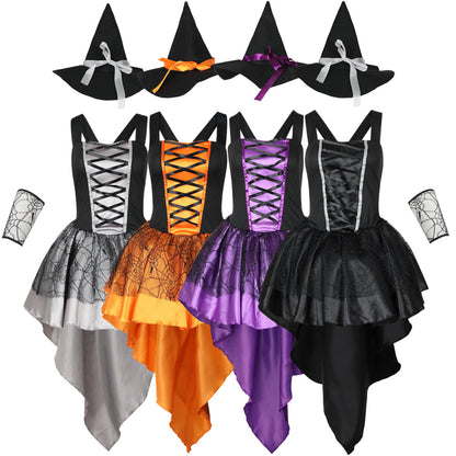 Halloween Costume Mesh Camisole Witch Multi-color Party - Discount Halloween City