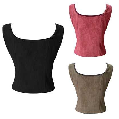 Suede Vest Halloween Costume - Costumes