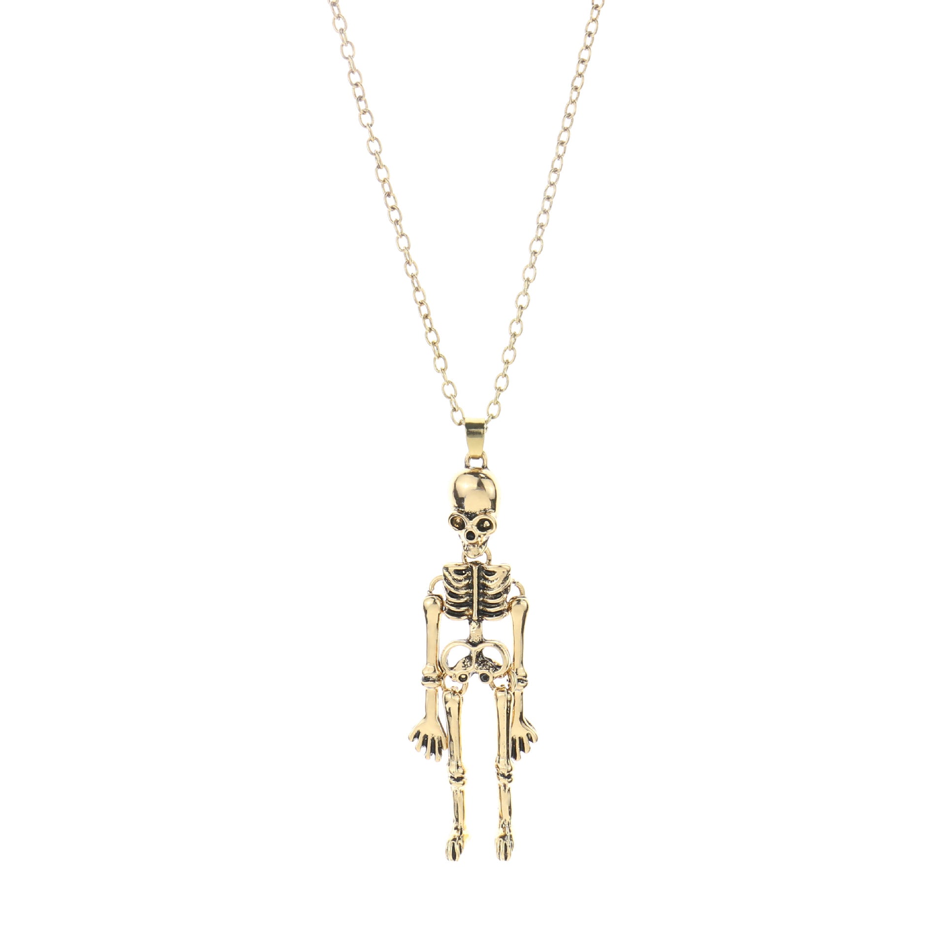Ghost Halloween Costume Accessories Jewelry Long Necklace - Discount Halloween City