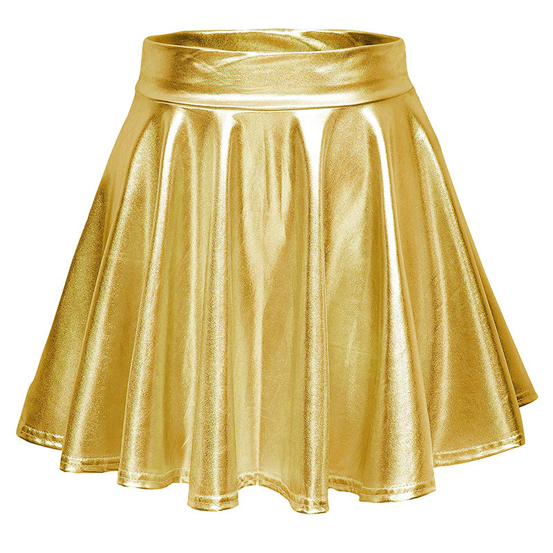 Cos Halloween Performance Costume Shiny Horn Pleated Mini - Costumes