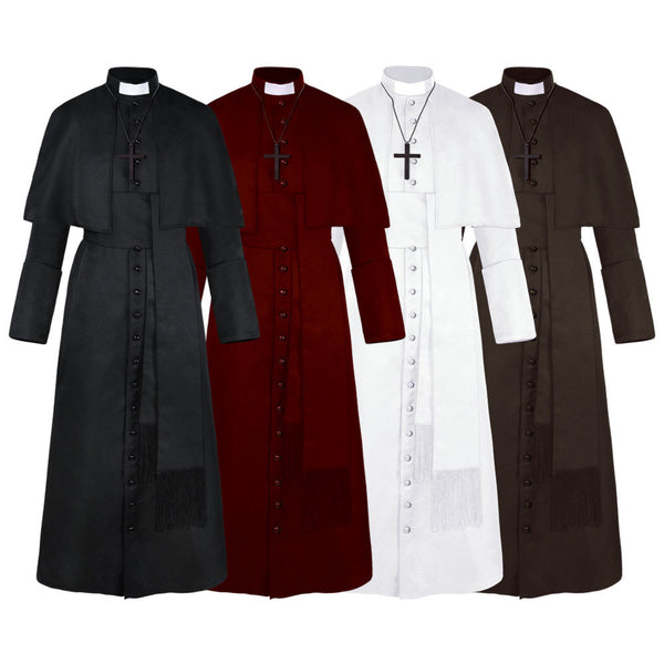 Halloween Priest Medieval Retro Costume - Discount Halloween City