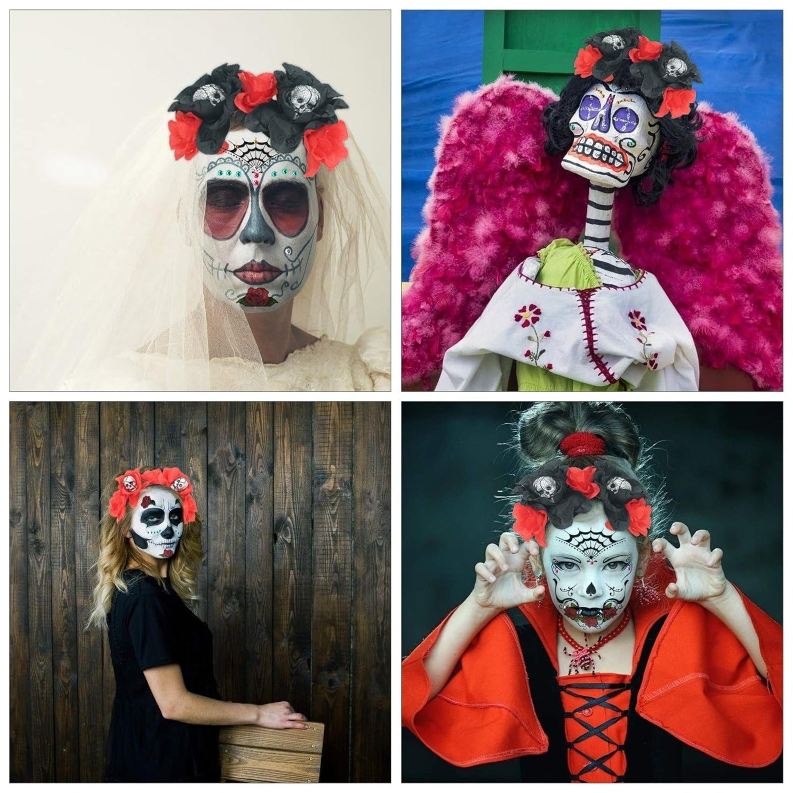 Halloween 2-pack of Photo Booth Props - Day of the Dead - product image 5