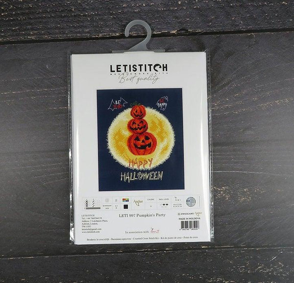 Pumpkin's Party Counted Cross Stitch Kit by Letistitch Leti997