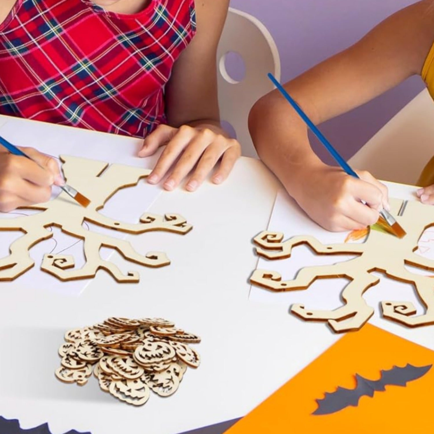 56-piece Craft Kit with Wooden Discs - alternate view 4