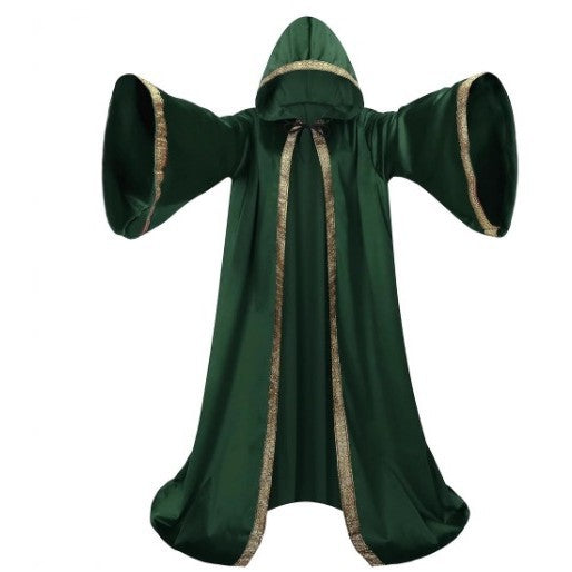 Medieval Halloween Cloak Character Hooded Sleeved Robe - Discount Halloween City