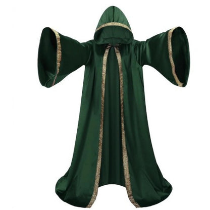 Medieval Halloween Cloak Character Hooded Sleeved Robe - Discount Halloween City