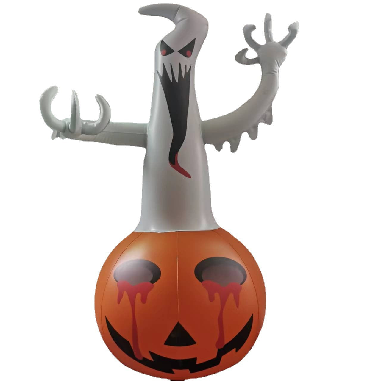 Halloween Inflatable Pumpkin Ghost Decorations Color Light - Discount Halloween City