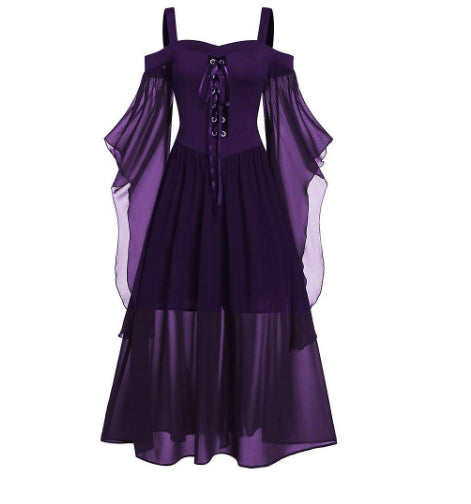 Halloween Witch Sling Strap and Big One Piece Dress - Discount Halloween City