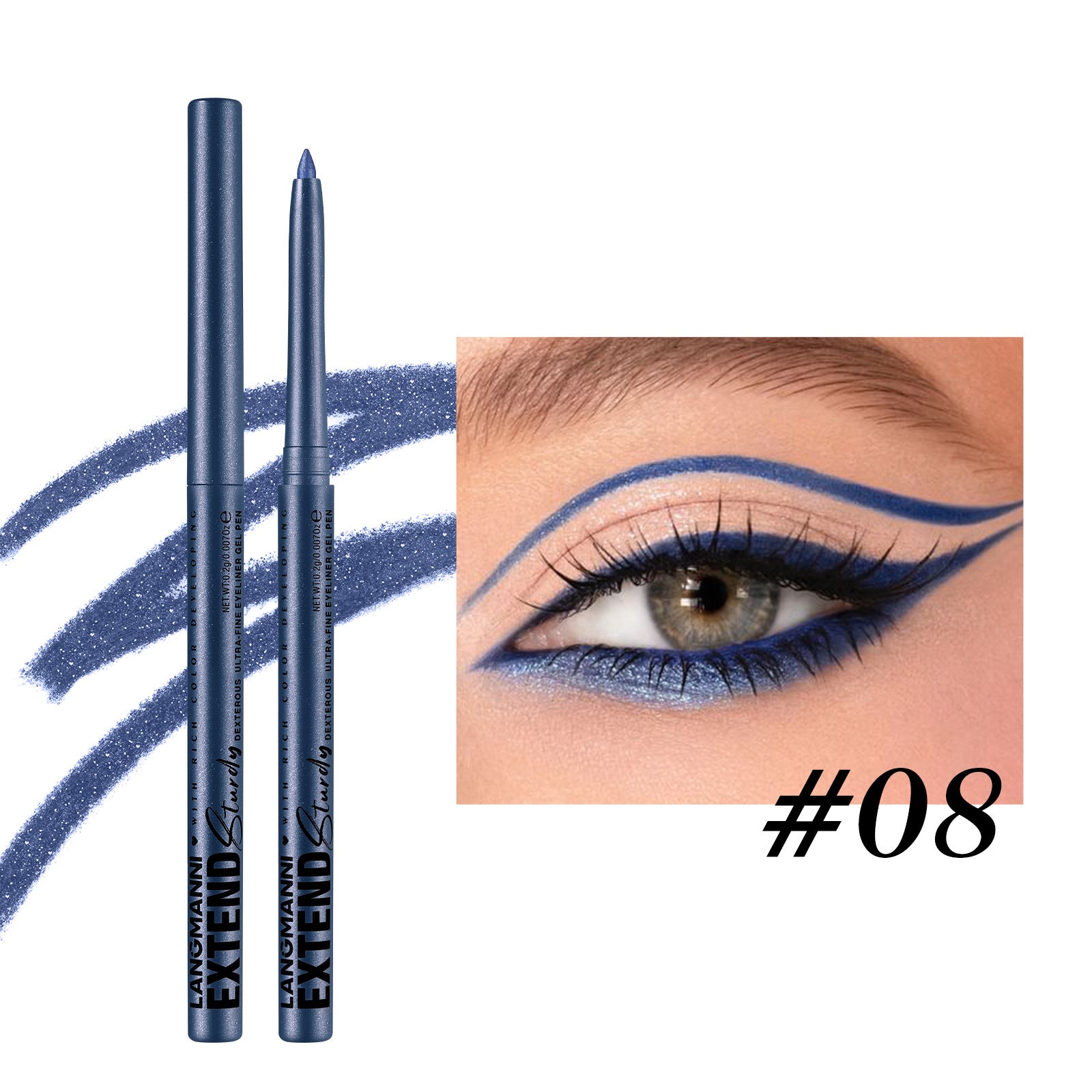 Colorful Gel Glitter Eyeliner Pencils Waterproof & Smudgeproof for Party, Halloween - Discount Halloween City