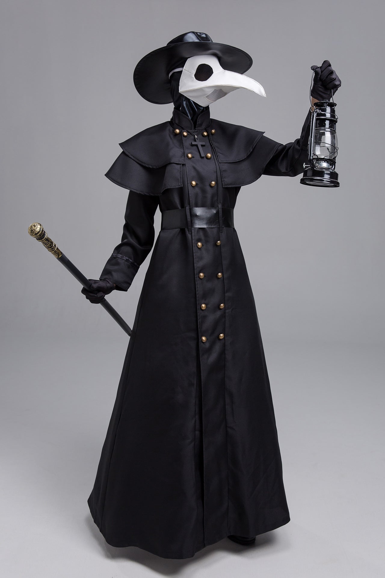 Halloween Medieval Steam Punk Plague Doctor Costume Beak - Discount Halloween City