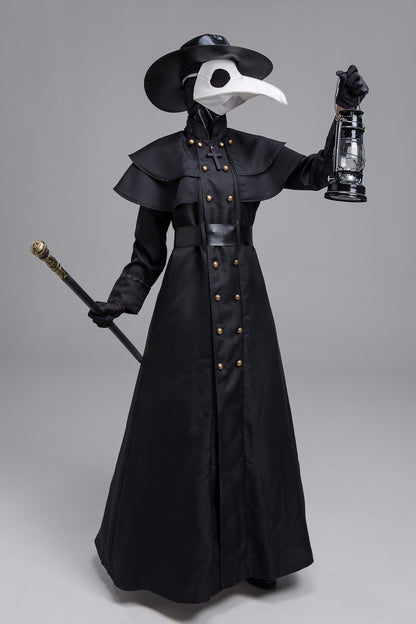 Halloween Medieval Steam Punk Plague Doctor Costume Beak - Discount Halloween City