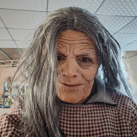 Halloween Granny Mask Latex Headset | Masks - Accessories
