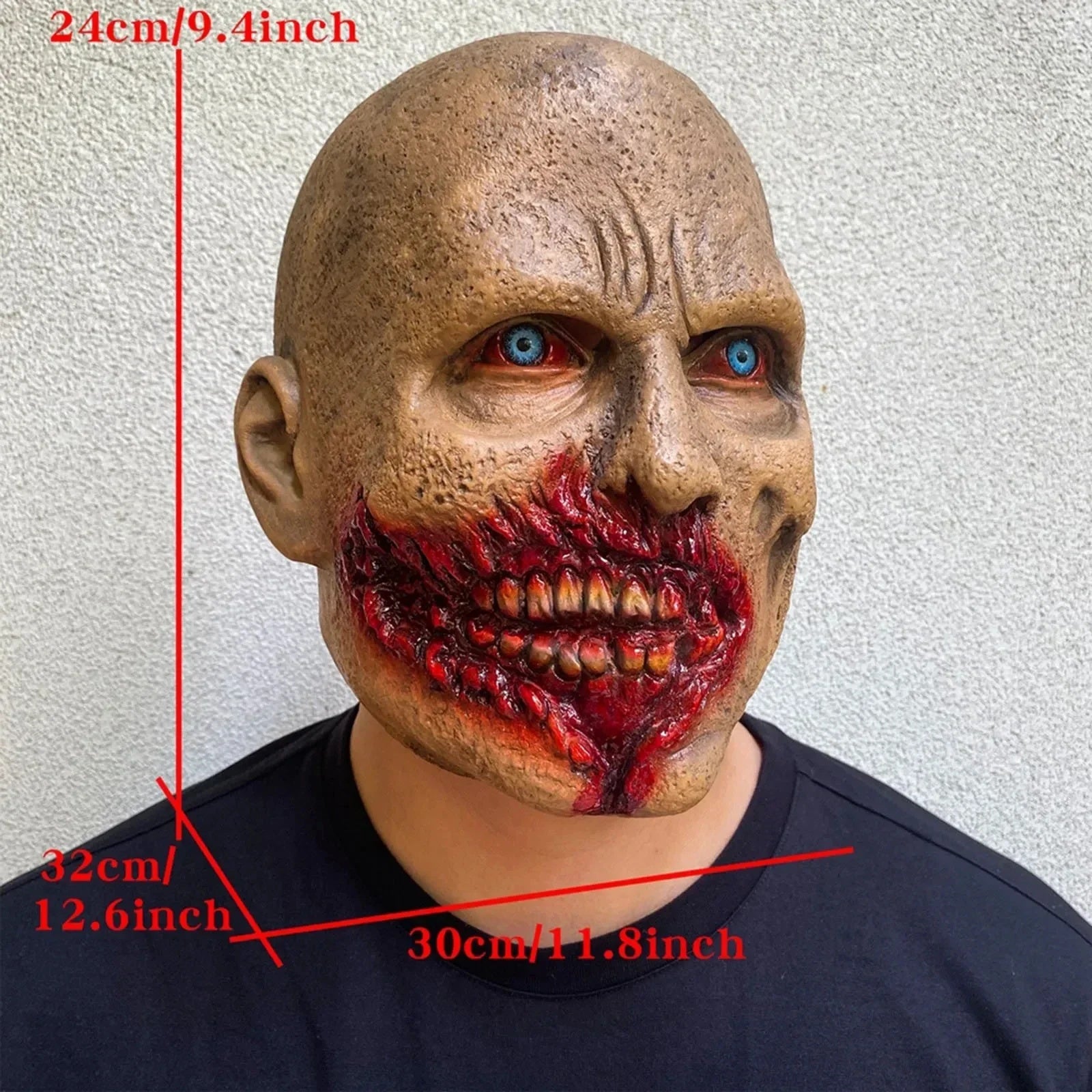 Halloween Horror Mask Ghost Festival Face Scary Funny - Discount Halloween City