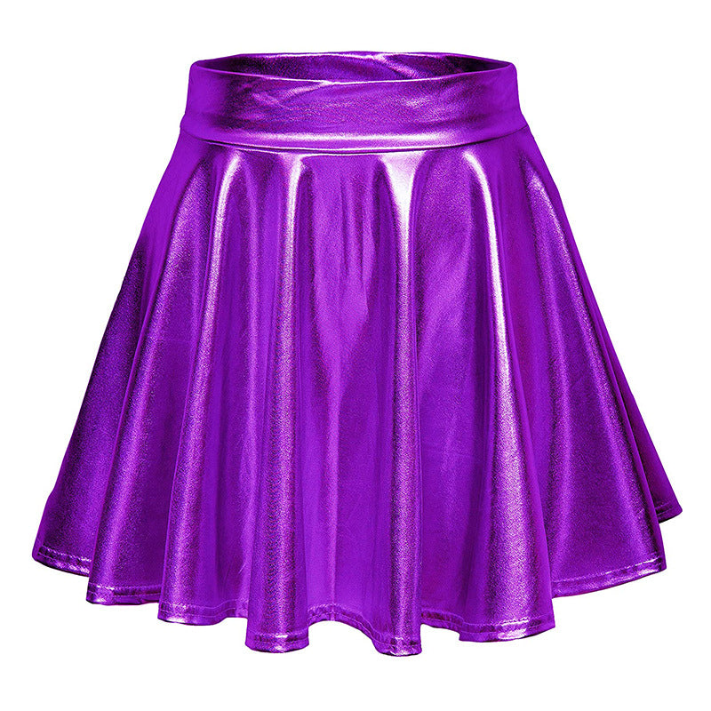 Cos Halloween Performance Costume Shiny Horn Pleated Mini - Costumes