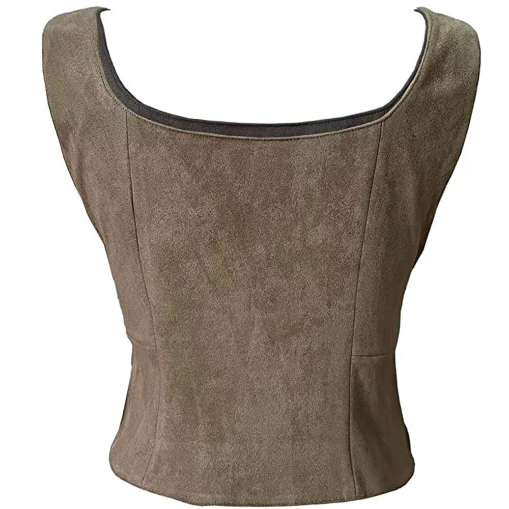 Suede Vest Halloween Costume - Costumes