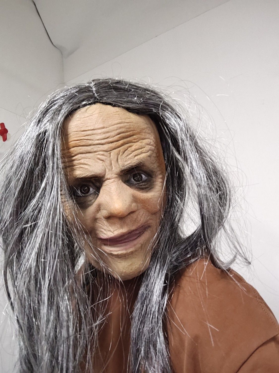 Halloween Granny Mask Latex Headset | Masks - Accessories