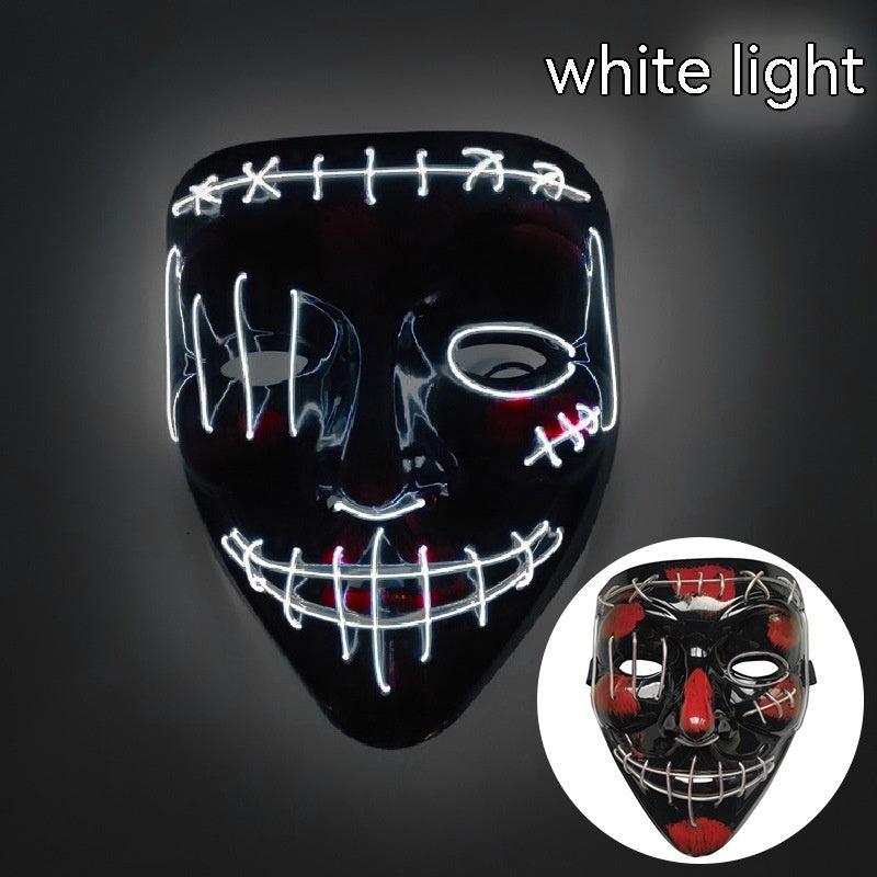 V-shaped Halloween Luminous Mask LED - Discount Halloween City