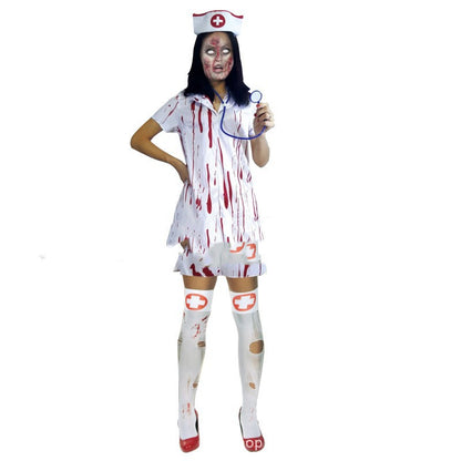 Men's Costume Adult with Blood Doctor Nurse