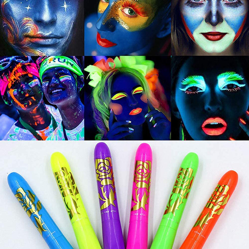 Luminous Face Color Set Party Halloween Event Makeup Props - product image 3