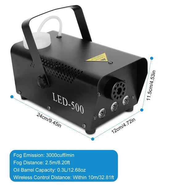 400W Fog Machine RGB LED Club DJ Fogger Rapid Heating - alternate view 5