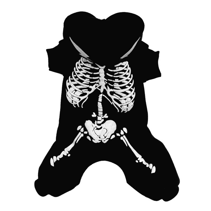 Halloween Dog Skull Print Pattern Clothes Costume - product image 6