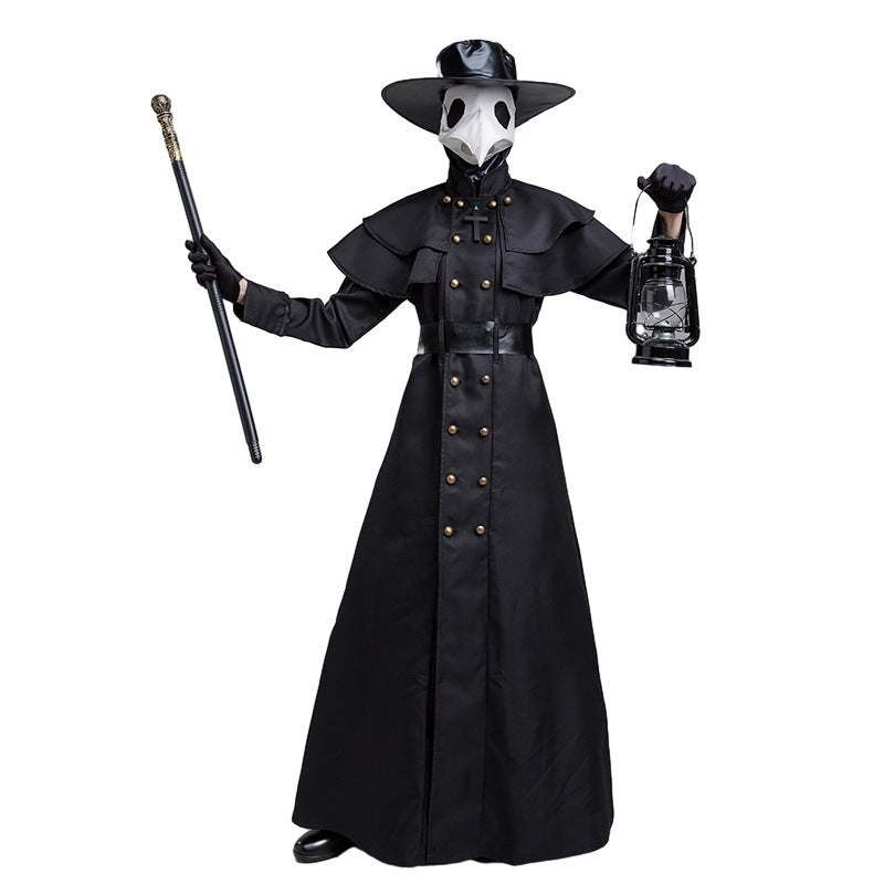 Halloween Medieval Steam Punk Plague Doctor Costume Beak - Discount Halloween City