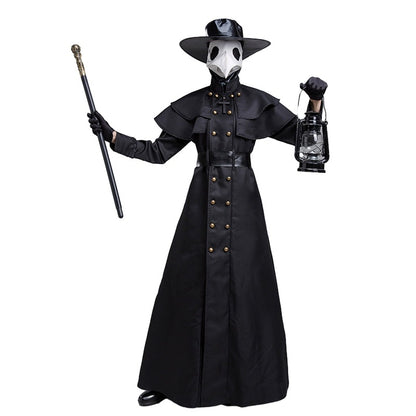 Halloween Medieval Steam Punk Plague Doctor Costume Beak - Discount Halloween City